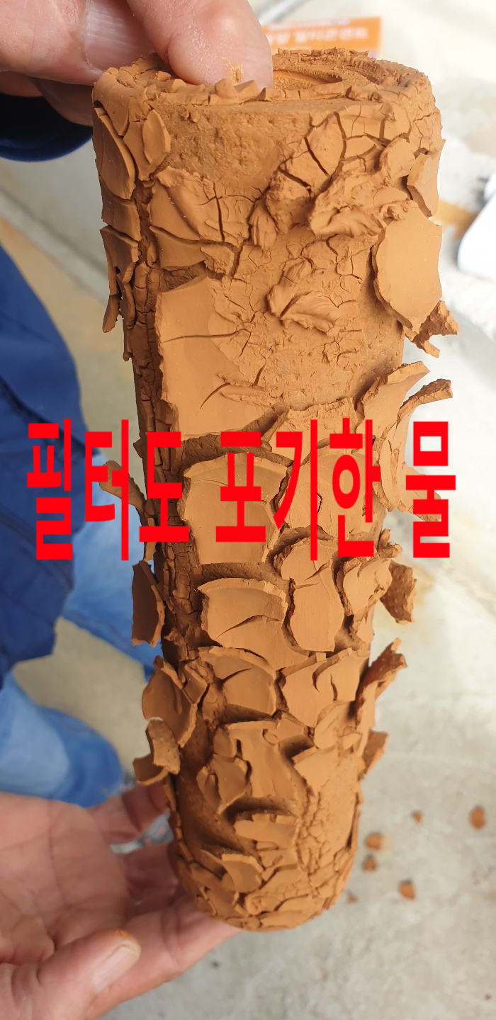 지하수 필터도 포기 (고농도 철분 + 머드) 음용수로 정수. 지하수 필터도 포기 (고농도 철분 + 머드) 음용수로 정수.