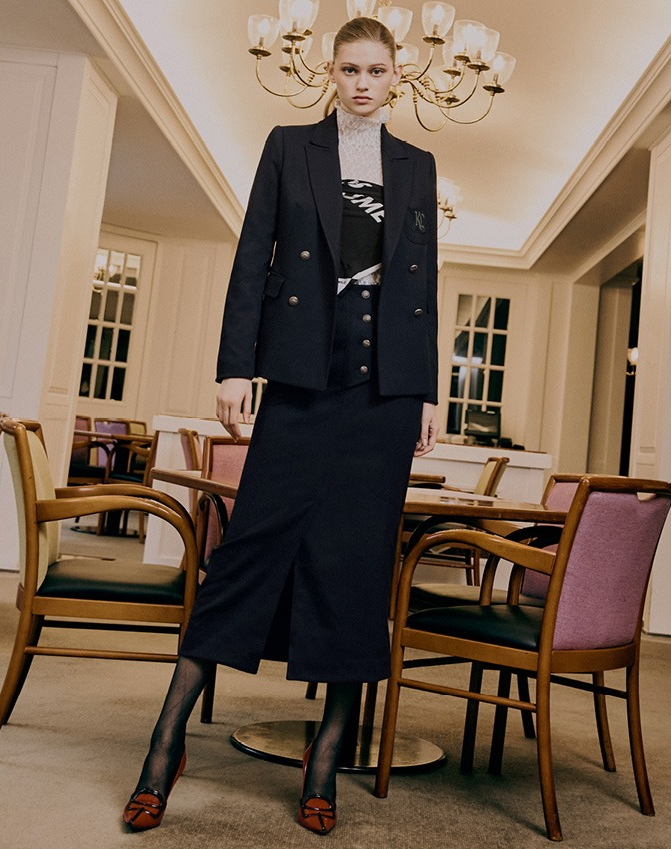 칼라거펠트 FW 마드모아젤 스커트