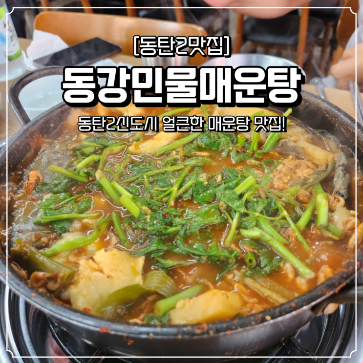 동탄2 맛집 동강민물매운탕