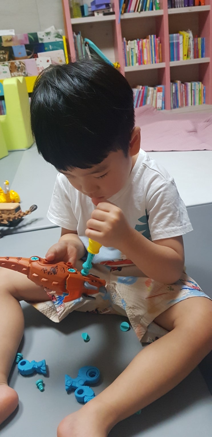  [소근육발달장난감]DIY공룡만들기(내돈내산)