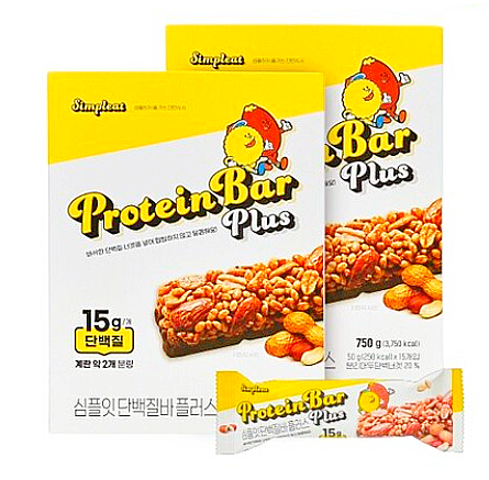  심플잇 단백질바 플러스