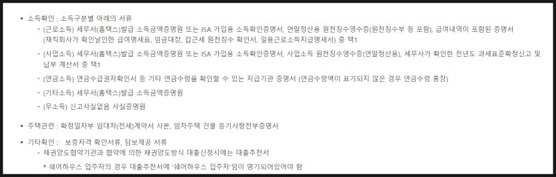 청년 버팀목 전세자금대출서류, 한도, 소득조건(ft.무직) 10