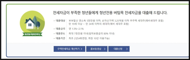 청년 버팀목 전세자금대출서류, 한도, 소득조건(ft.무직) 14
