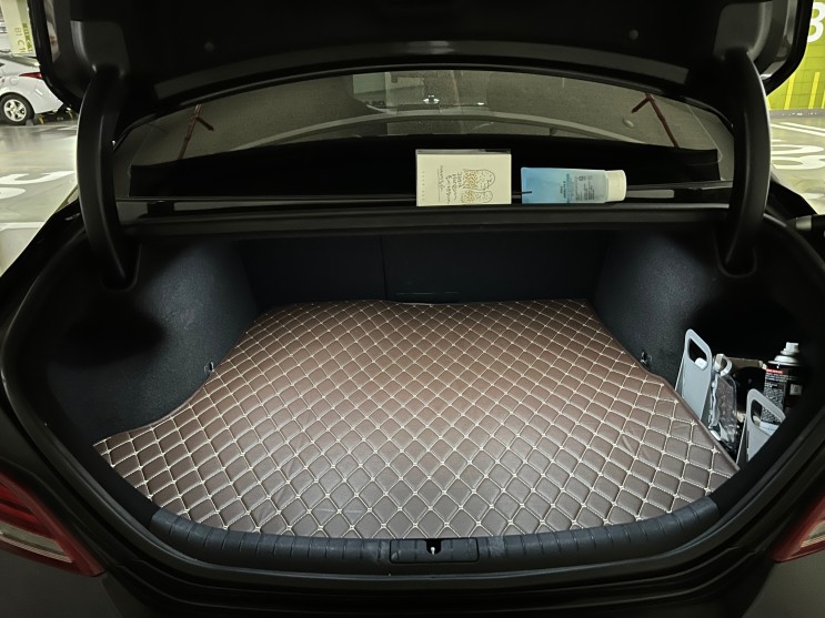 차모아 제네시스 G70 가죽 트렁크매트 사용기