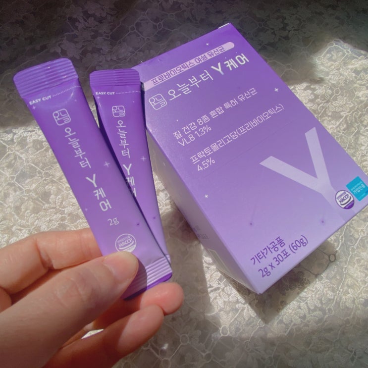  여성유산균 오늘부터 Y케어로 내 건강챙기기!