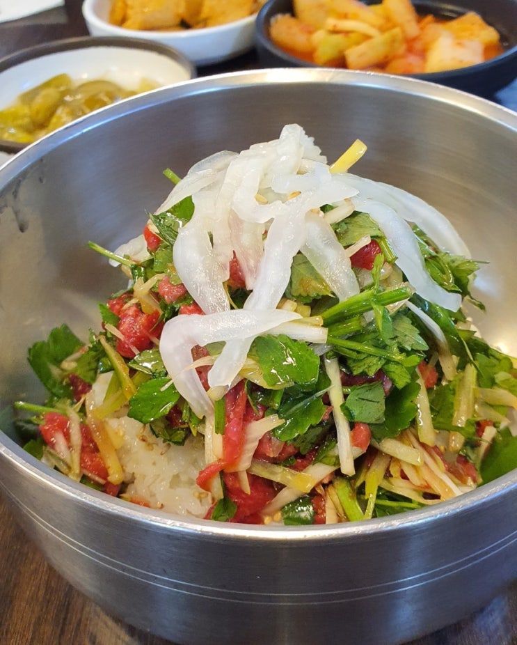  [잠실맛집] 한뭉티기 _육회비빔밥과 육전이 맛있는 장미상가 맛집