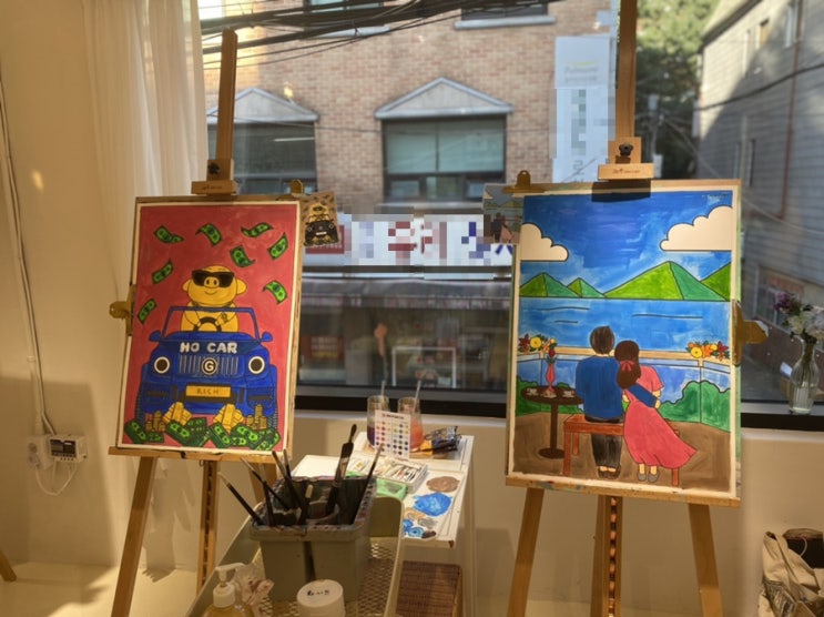  [강남] 음료마시며 이색데이트하기 좋은 강남드로잉카페, 서울팔레트