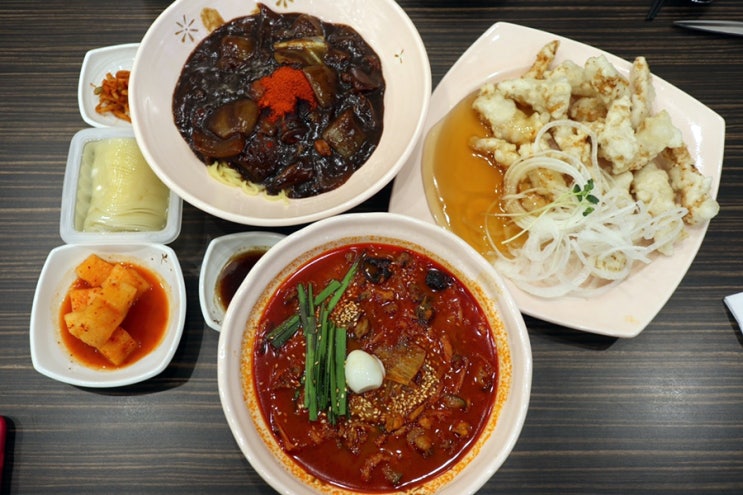  인천대입구역 맛집 짬뽕지존 송도점 짜장면 탕수육도 존맛탱