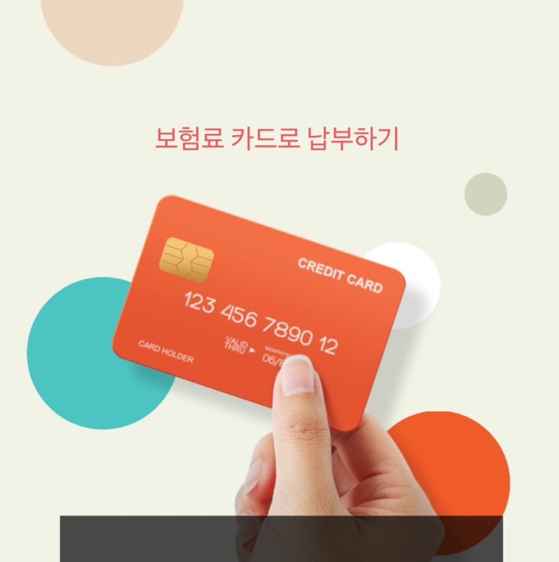 롯데손해보험 카드 보험료 납부하기