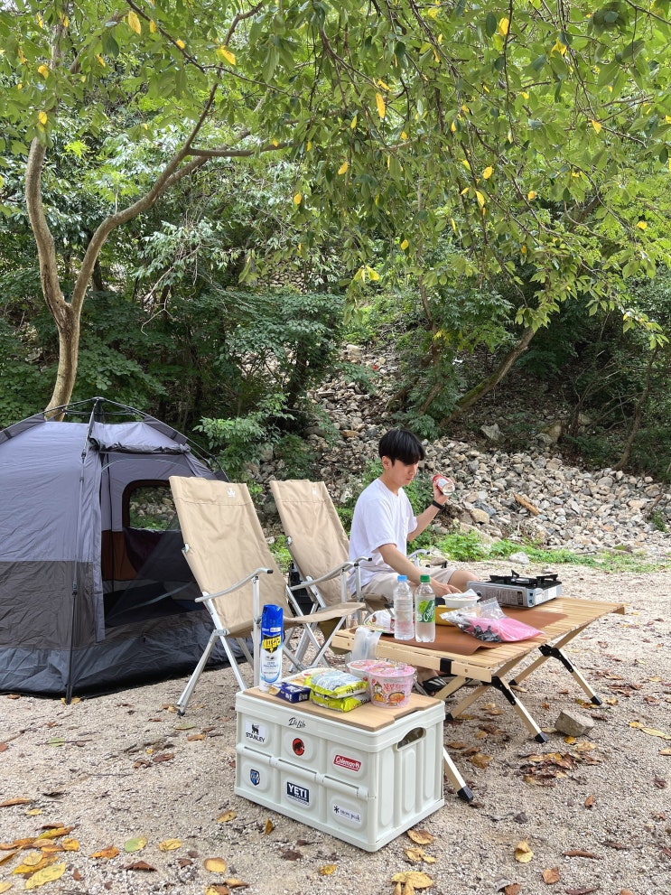  부산근교 경남양산 라라캠핑장 : 조용하게 힐링하기 좋았던 캠핑장 (feat.계곡)