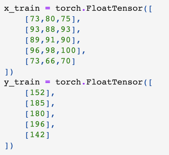  [Pytorch 딥러닝] 4. 다중 선형 회귀 / nn.Module 사용하기