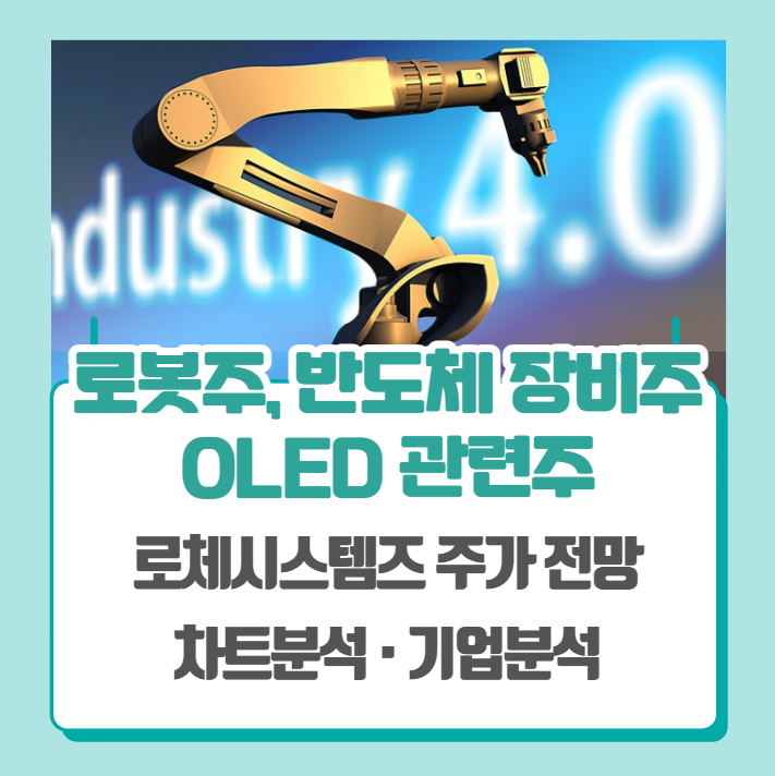  반도체 장비주, 로봇주, OLED 관련주(로체시스템즈 주가 차트분석)