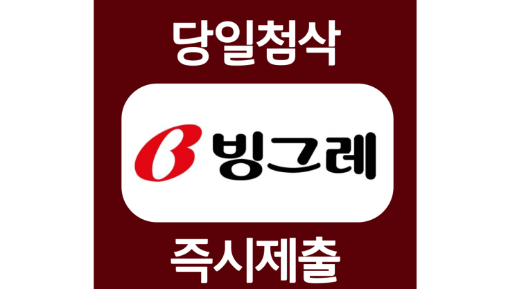 빙그레 신규직원 자기소개서 자소서 항목 문항 작성방법 쓰는법