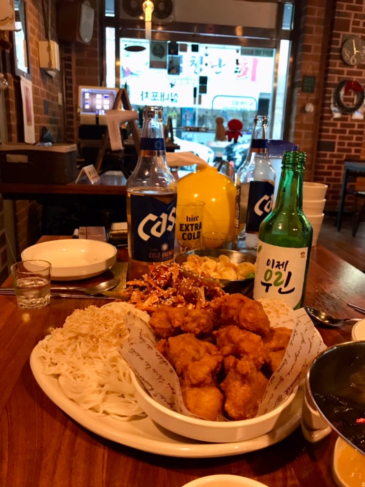 베스트 인기메뉴 치뱅치뱅 치뱅이 신부동 실내포차 선착순 / 천안식후감