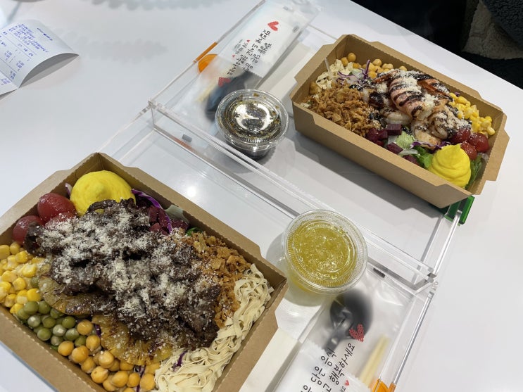  구월동 샐러드 맛집 : 야미샐러드 , 메뉴판 새로 업데이트 , 포장 배달 가능 , 양많은 샐러드