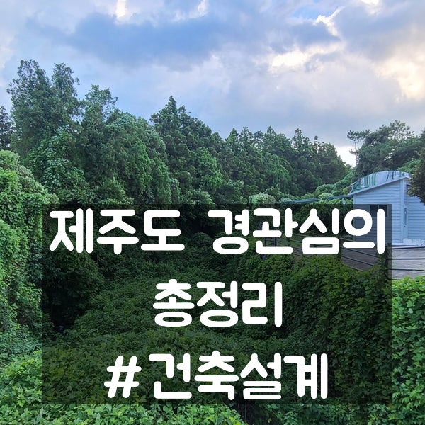  제주도 경관심의 총정리 - 건축