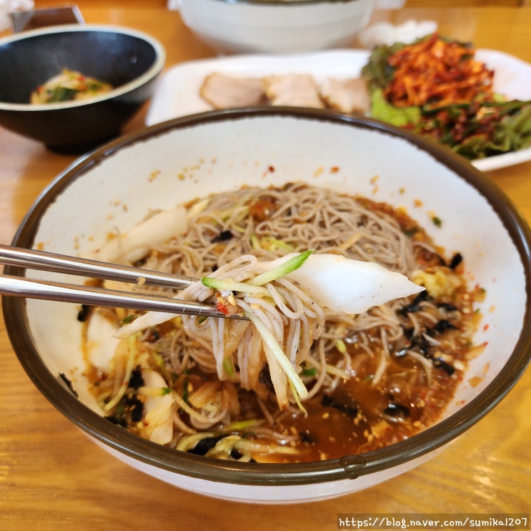 양양 막국수 맛집 실로암 메밀국수, 보쌈이 찐이었네