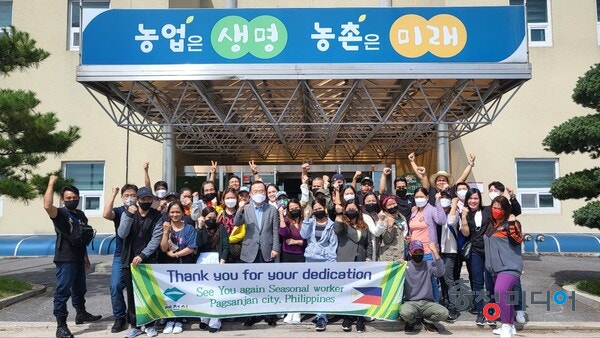  제천시 올해 외국인 계절근로자 사업 마무리