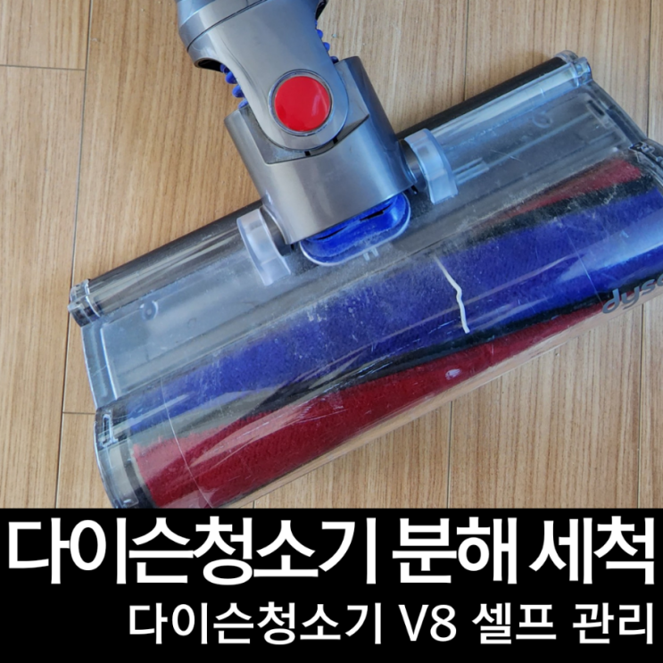  다이슨청소기 V8 세척 방법 *분해부터 꼼꼼히
