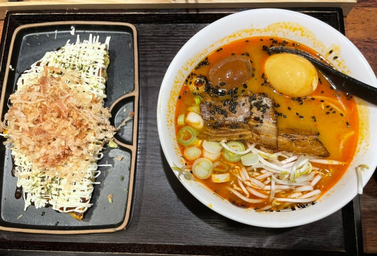  부평 맛집 :: 멘야마쯔리 :: 카라구찌라멘 오코노미야끼 :: 매콤한 라멘