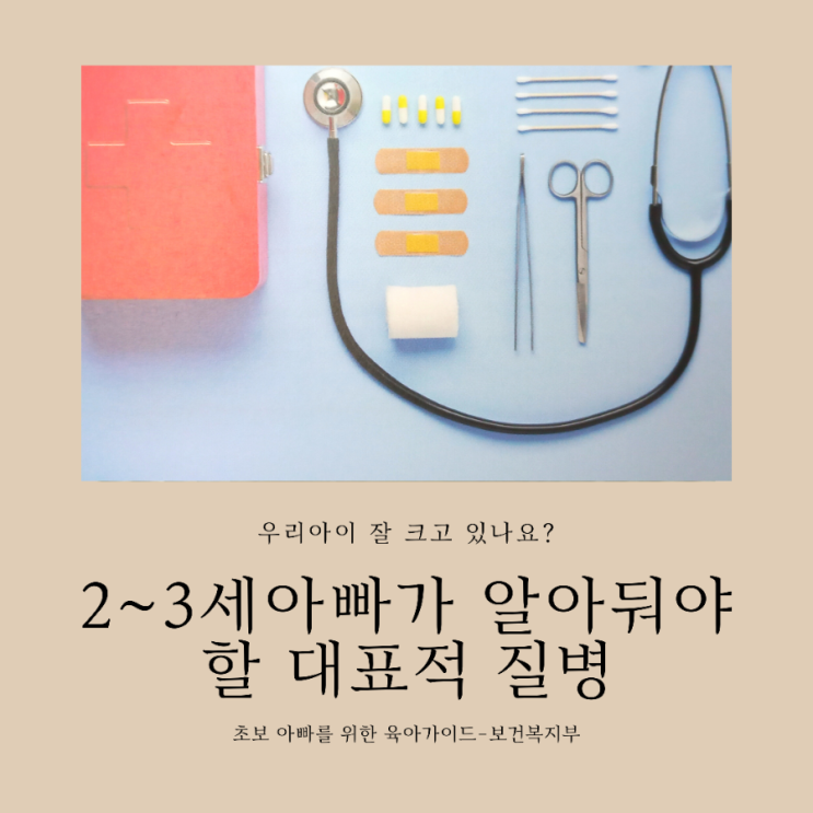  육아가이드/2~3세 아빠가 알아둬야 할 대표적 질병