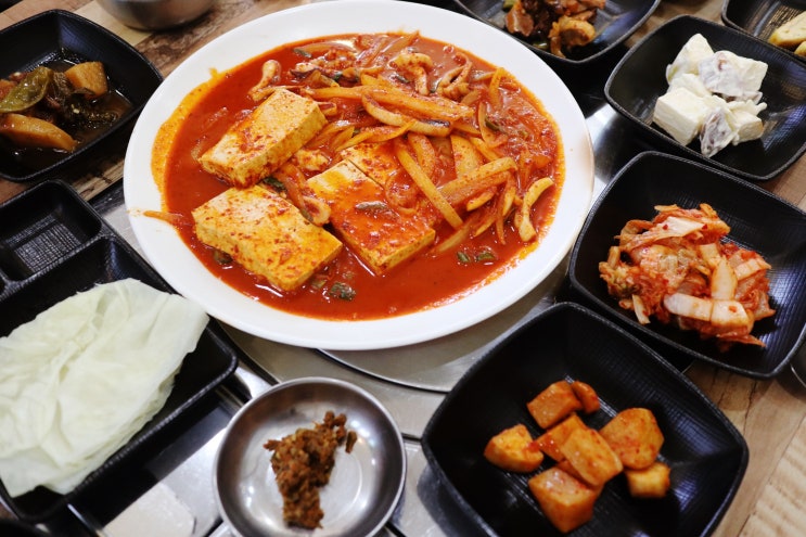  대전 용운동 맛집 전봇대 점심특선 | 오징어두부두루치기에 손칼국수