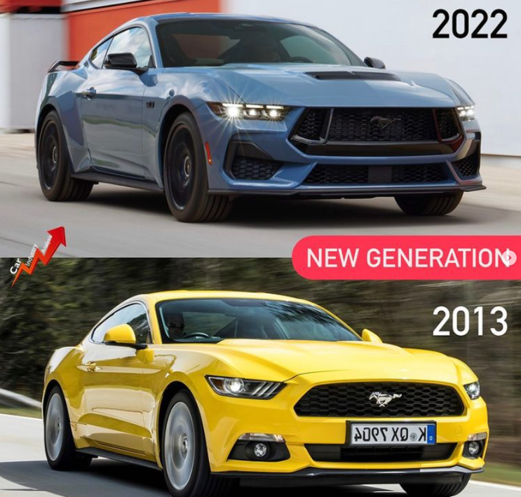  2022 포드 머스탱 vs 2013 포드 머스탱 - 비교하기