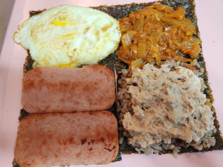  동그라미 김밥 만들어보기ㅋ