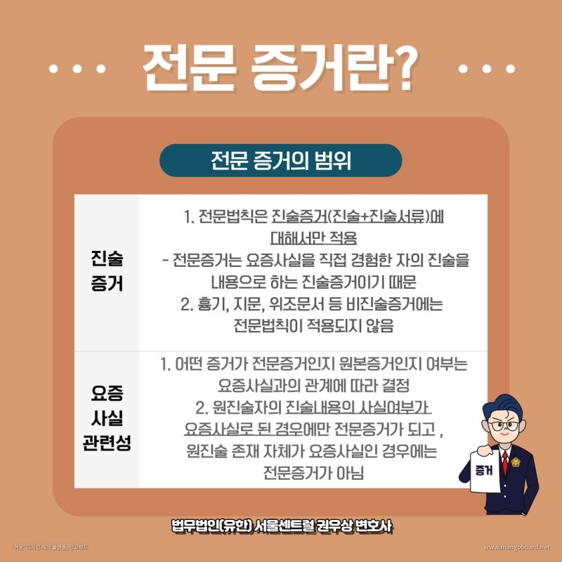 형사소송의 전문법칙 전문증거 관련 이미지 3