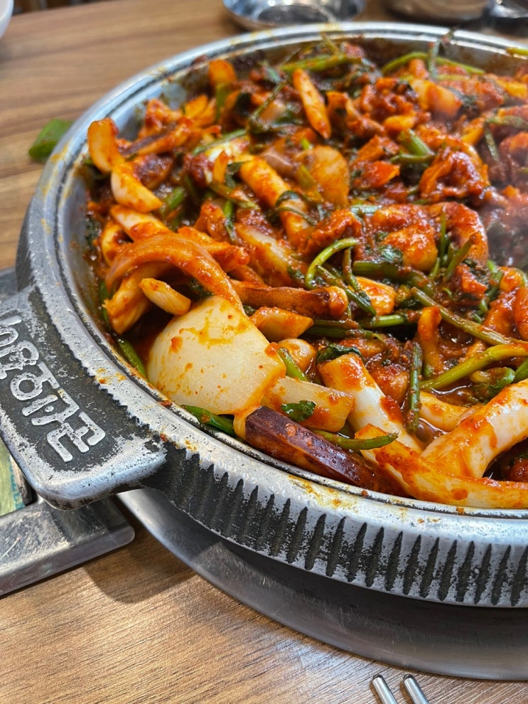 미사 점심메뉴 추천  군산오징어 , 매콤하고 쫄깃한 오징어불고기가 맛있는집