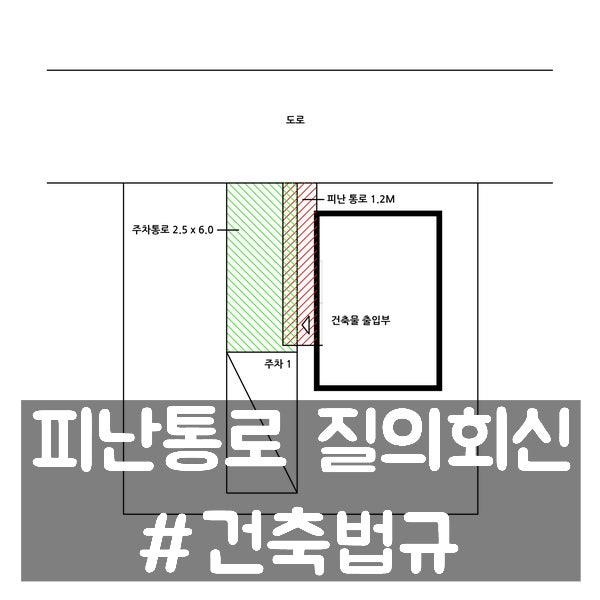  피난통로 질의회신