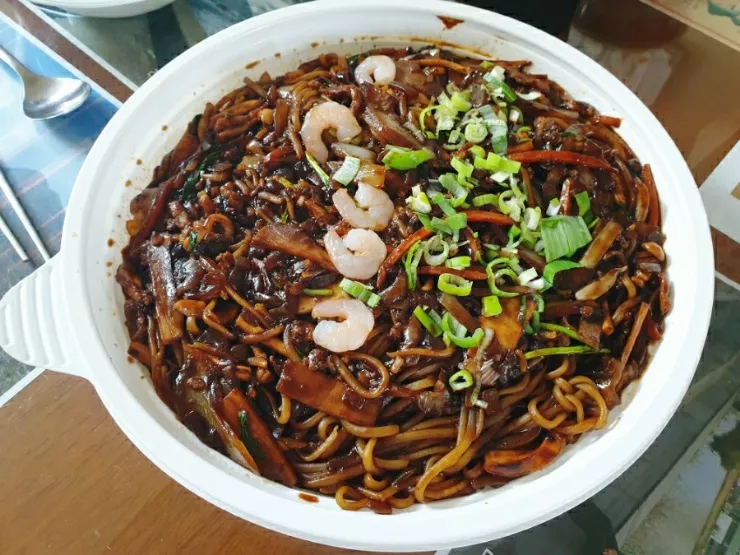  광주첨단 짜장면 효자반점 가족세트 배달주문 후기