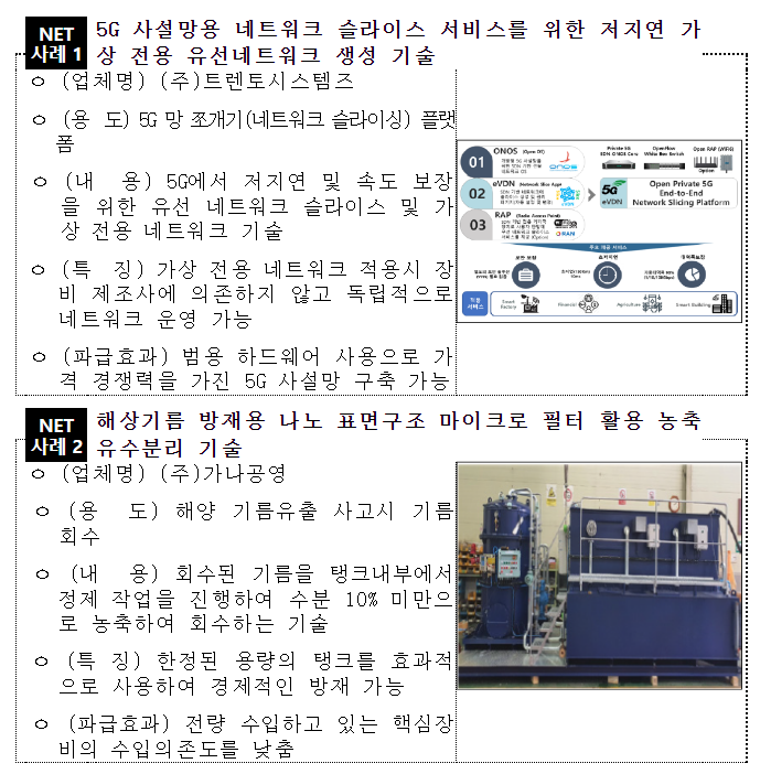 5G 가상전용 네트워크 생성기술, 휴대용 엑스선 진단기 등_산업통상자원부