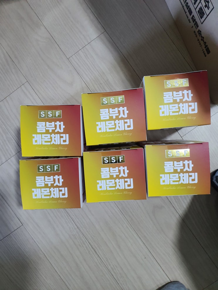  콤부차 레몬체리 존맛