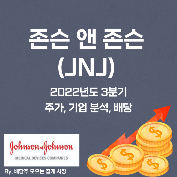 [존슨 앤 존슨] 2022년도 3분기 JNJ, JNJ 주가, JNJ 주식, 기업 분석, 배당 지급일, 배당락일, 배당 성향, 배당 수익률, 배당 성장률