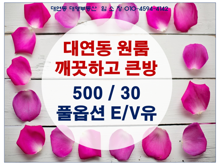  대연동 원룸 임대 구하기 꿀팁
