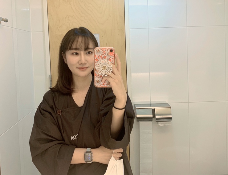  명동미용실추천 라리엔 중단발 톤다운염색