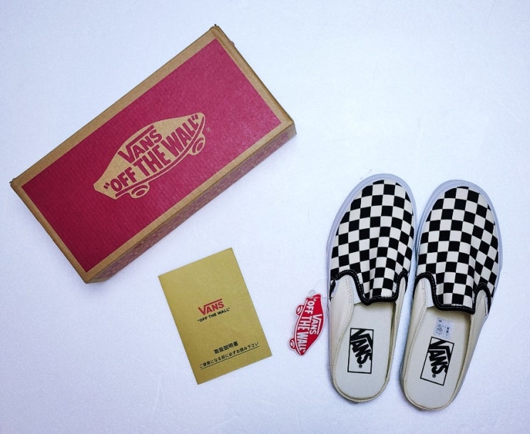  반스(vans) 체커보드 클래식 슬립온 뮬