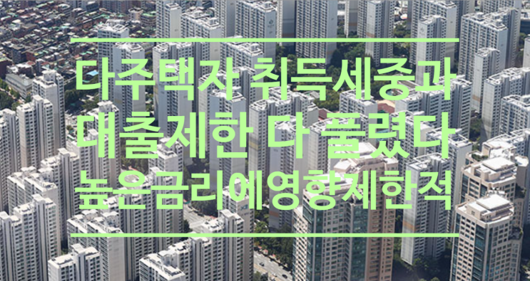  '수성구도 해제'다주택자 취득세 중과.대출제한 다 풀렸다...높은 금리에 영향은 제한적