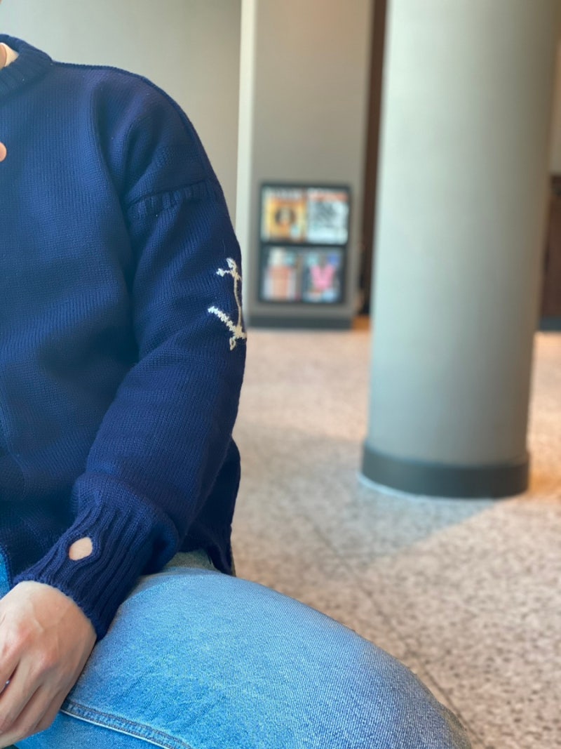 [191/99] ⚓️ 건지울른스 가디건 사용 찐 리뷰 및 사이즈 후기 착용샷 사진