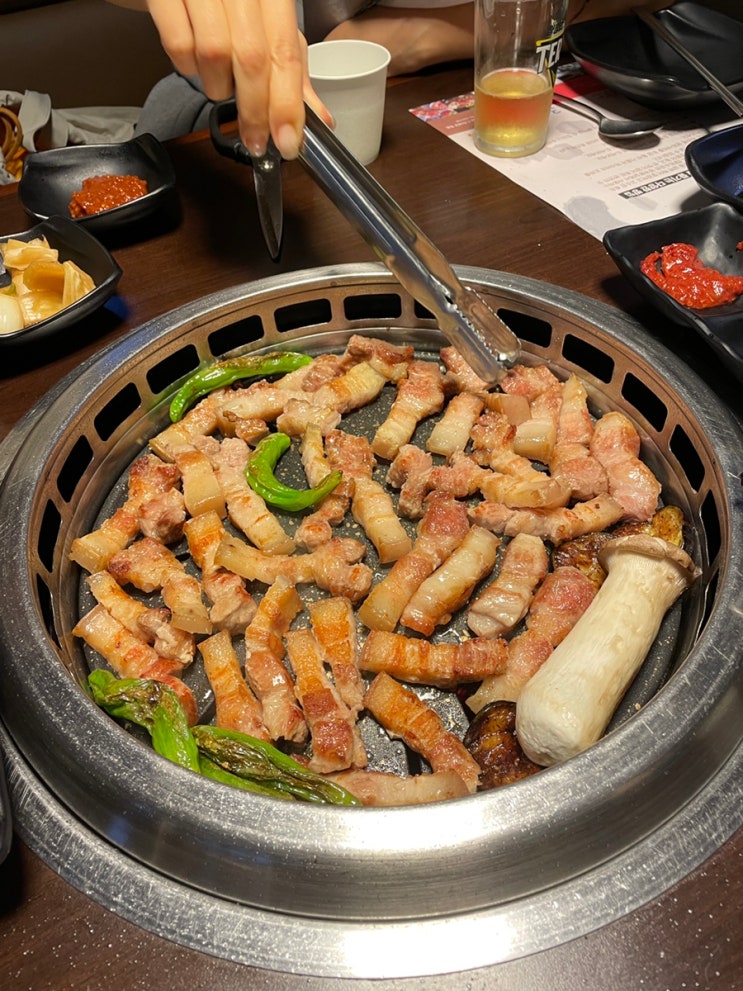  죽전맛집 흑돼지 오겹살 대지식당