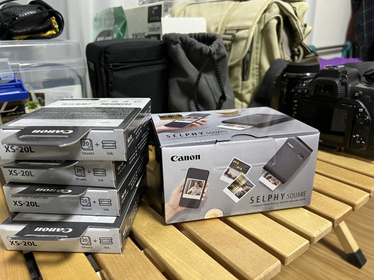  *무선출력이 가능한 셀피 즉석프린터기 캐논 SELPHY SQUARE  xq10 후기