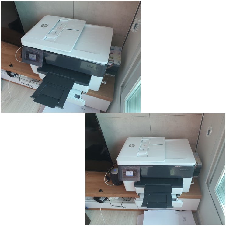  인천 서구 청라 프린터 수리 AS, hp7740 무한잉크 프린터 출장 설치 판매