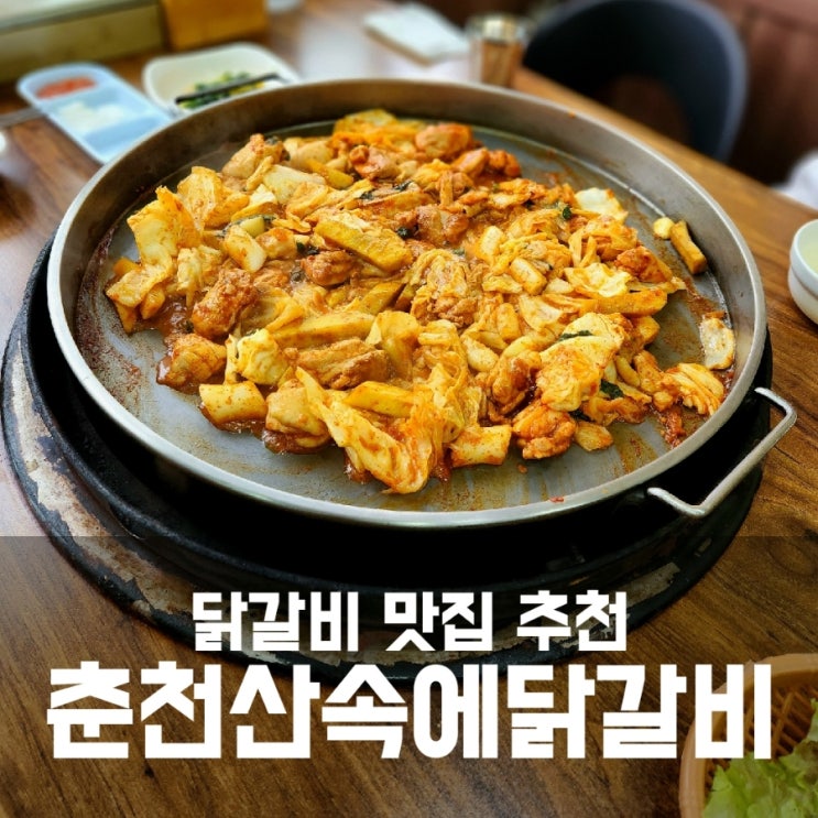 춘천산속에닭갈비 :: 내돈내산 춘천 닭갈비 맛집 추천