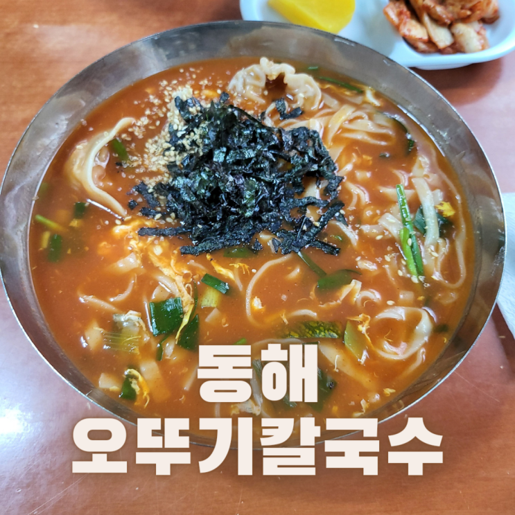  [강원도 동해] 묵호역 근처 오뚜기칼국수 솔직후기