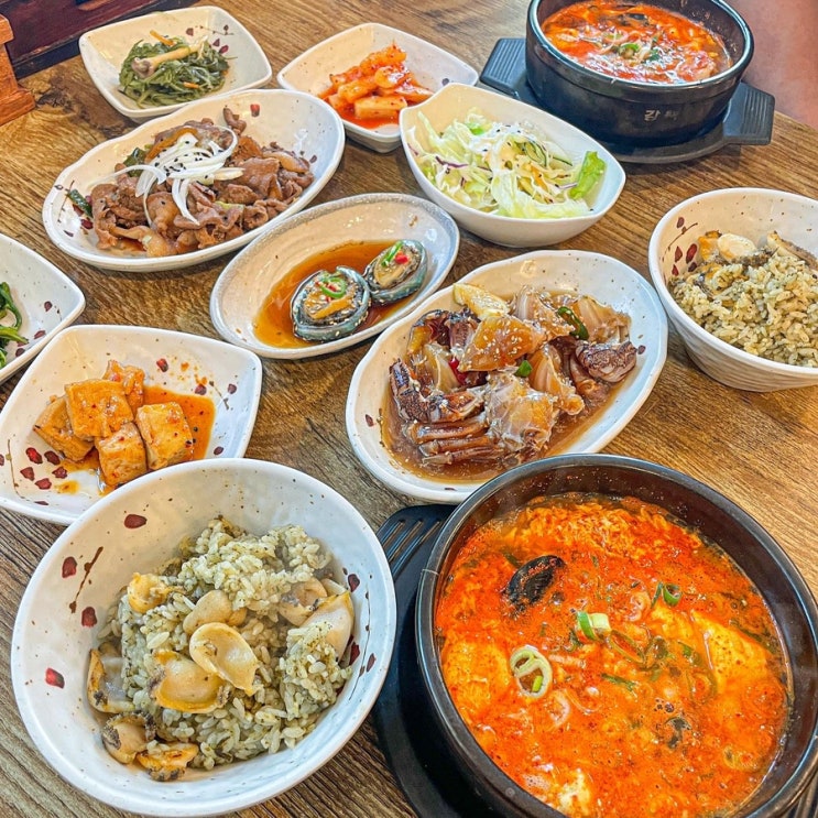  제주 공항근처 맛집, 전복돌솥밥+간장게장 구성의 가성비 최고 “장모식탁”