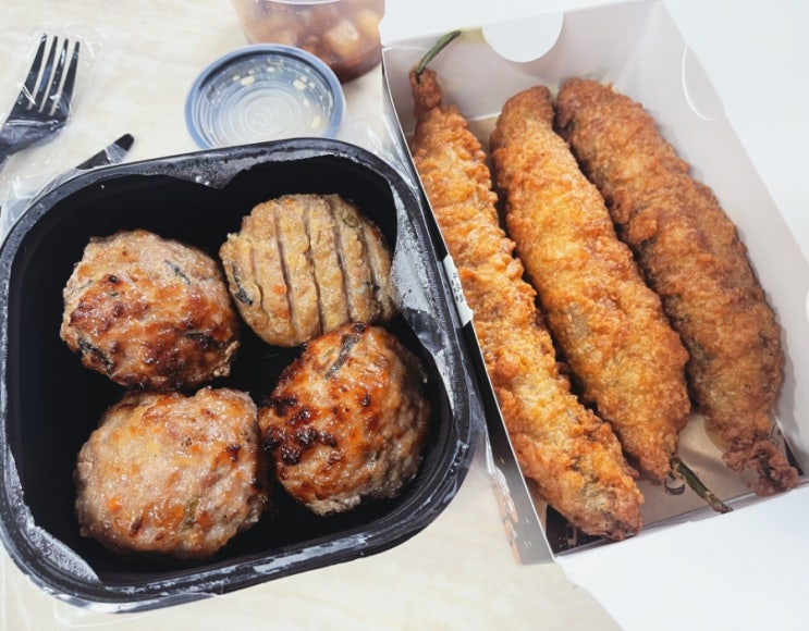  남양주 현대 프리미엄 아울렛 식당가 맛집 서울떡갈비&우이락 고추튀김 후기