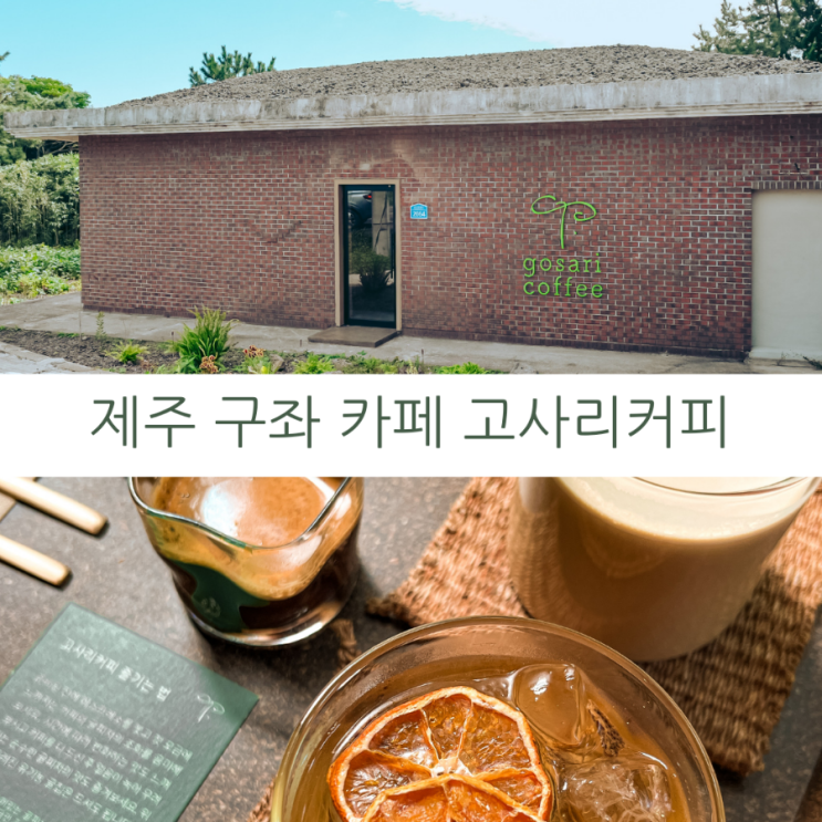  제주카페투어 제주 구좌 카페 고사리 커피 독특한 커피가 있는 제주 동쪽 카페