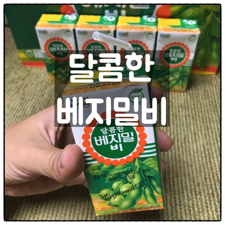 정식품 달콤한 베지밀비 190ml 24팩 박스 이마트 구입 후기