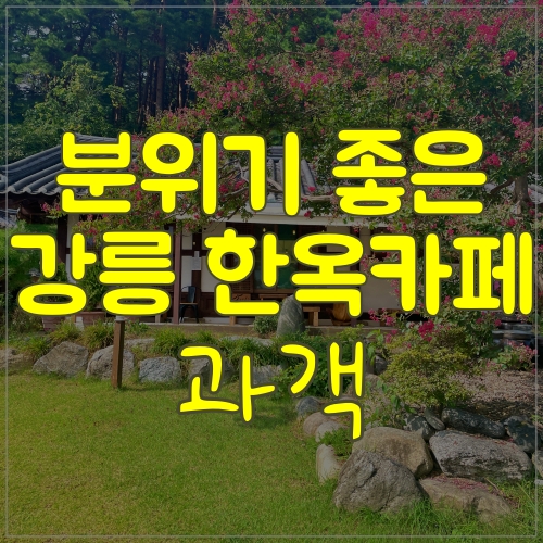  강릉 과객에서 즐거운 시간보내고 왔어요